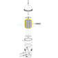 Pentair Quad DE 60 Filter Cartridge 178654 schematic diagram for pool filtration by Discount Pool Mart DPM.
