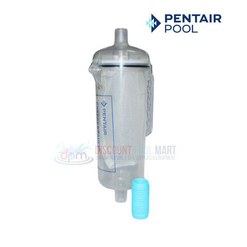 Pentair Rainbow Leaf Trap Canister Clear with Handle R211084K for suction cleaners at Discount Pool Mart DPM.