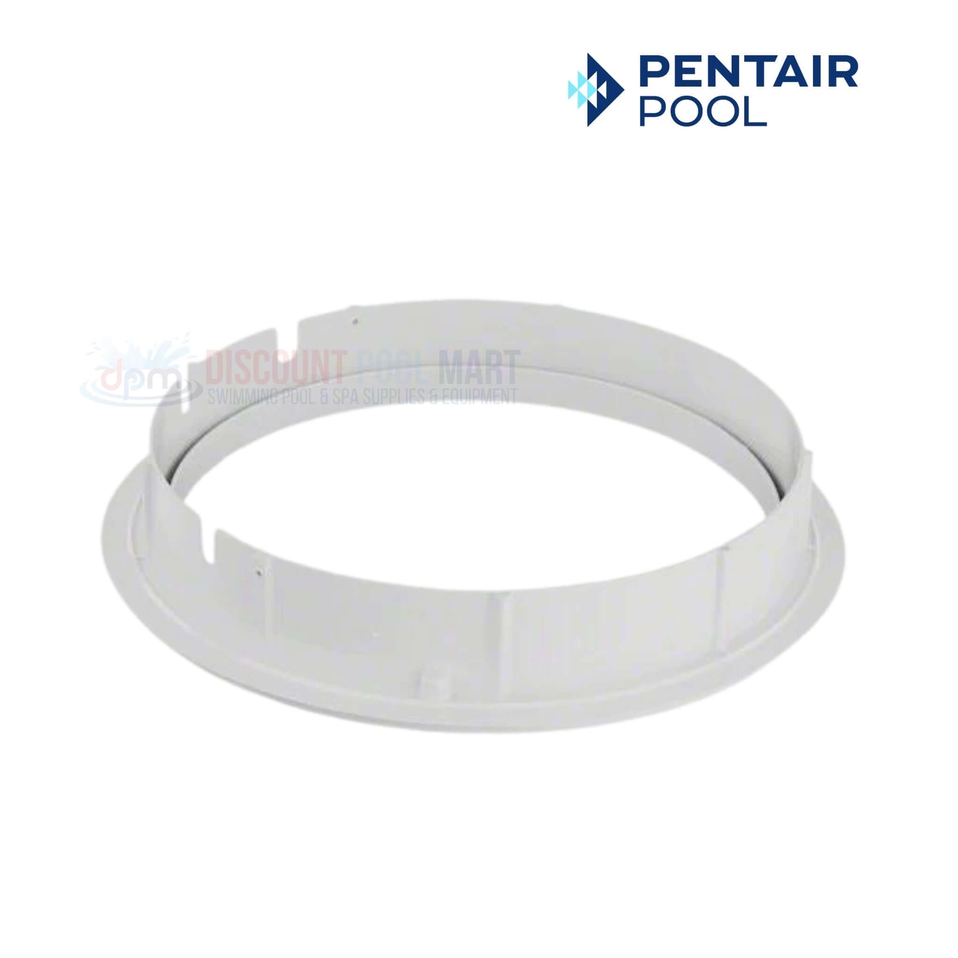 Pentair Skimmer Lid and Ring 08650-0169 for U-3 Skimmers, White, Discount Pool Mart DPM