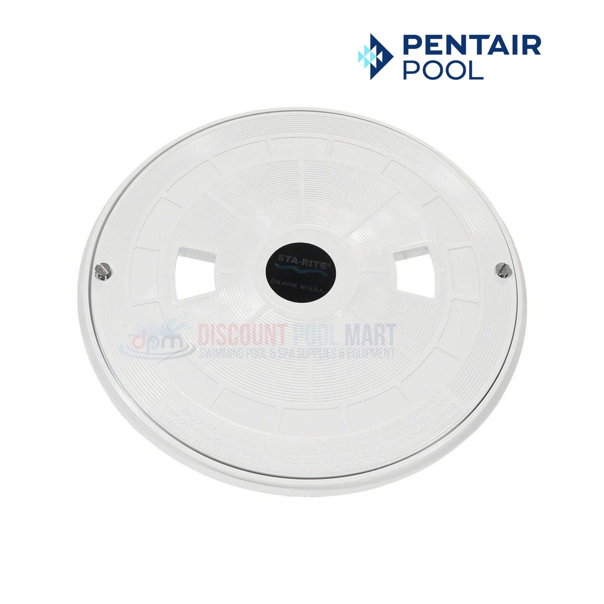 Pentair Skimmer Lid and Ring for U-3 Skimmers in white, OEM part 08650-0169 from Discount Pool Mart DPM.