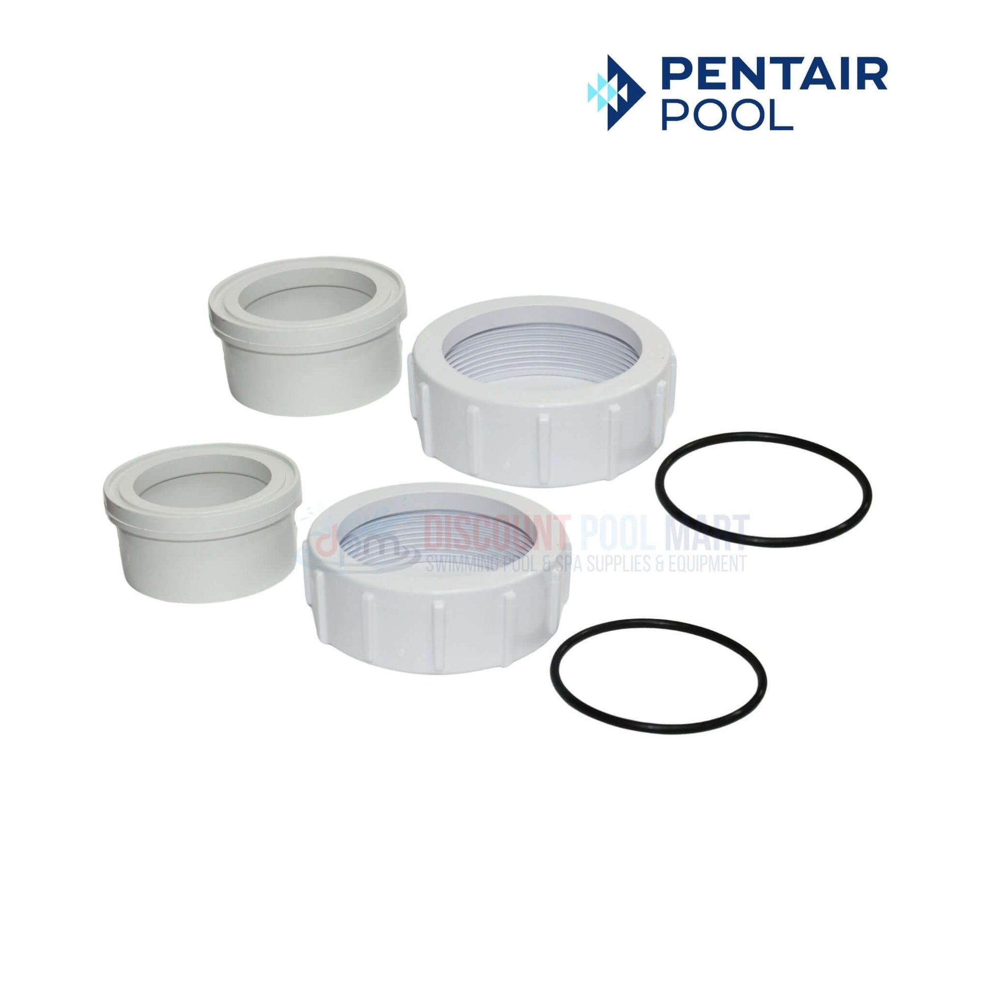 Pentair Slip Half Union kit for Max-E-Therm heaters, 2 inch, 2 pack by Discount Pool Mart DPM