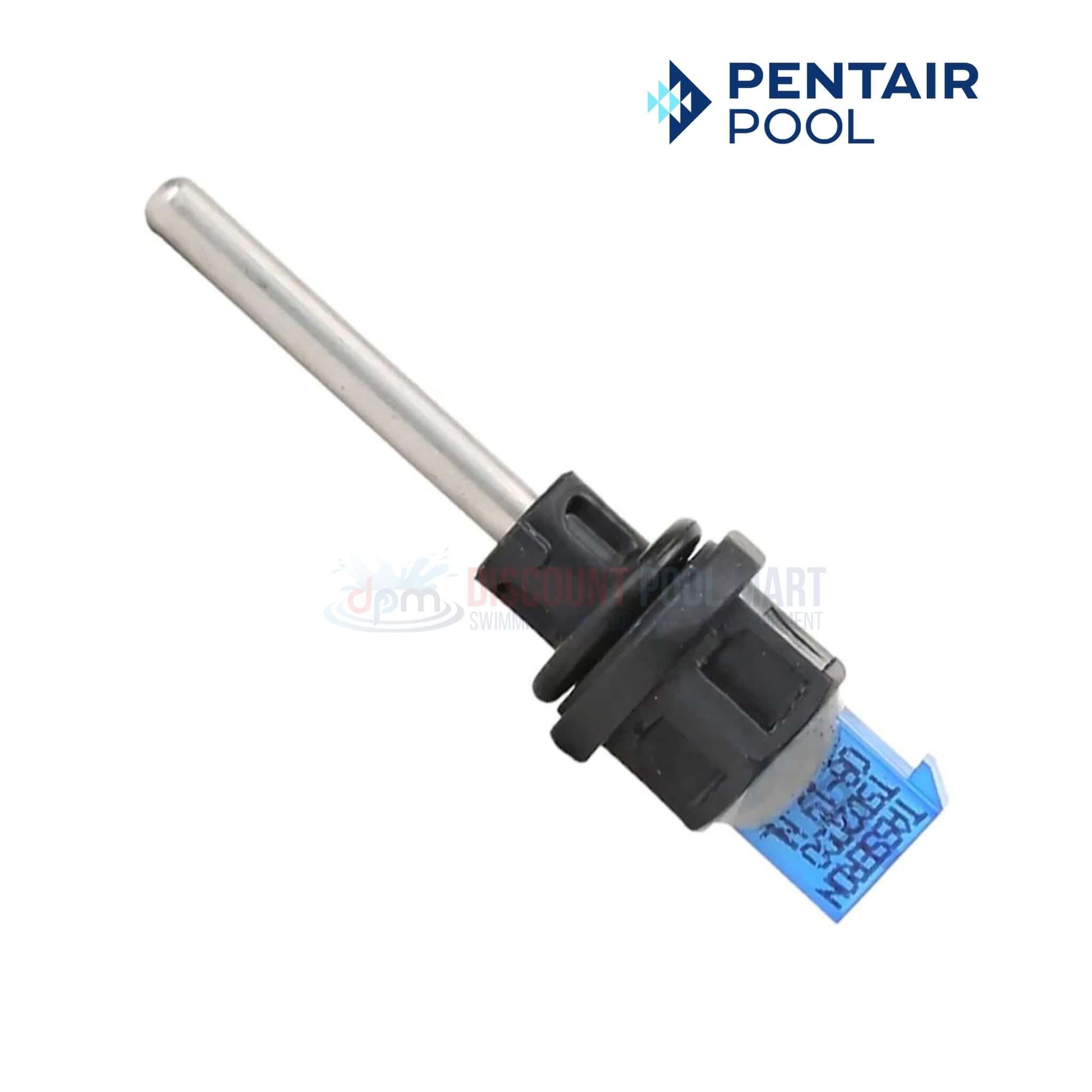 Pentair Stack Flue Sensor for ETI 400 Gas Heater, part number 475601, from Discount Pool Mart (DPM), blue wires for easy identification.