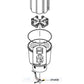 Pentair Stainless Steel Hex Nut 071406 parts diagram for pool filters and pumps at Discount Pool Mart DPM.