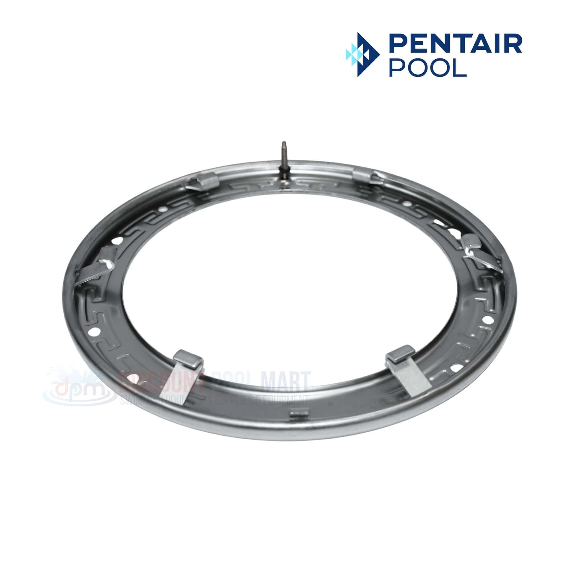 Pentair Stainless Steel Large Pool Light Face Ring Assembly 79110600 from Discount Pool Mart DPM, durable and corrosion-resistant.