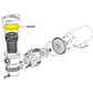 Pentair Strainer Lid 357227 for OptiFlo Pumps, clear design for easy inspection, sold by Discount Pool Mart DPM.