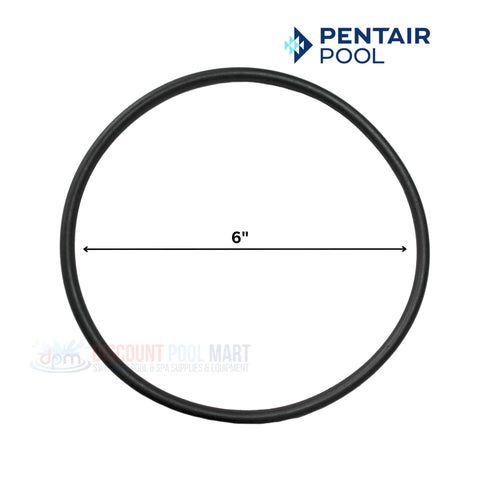 Pentair SuperFlo Pump Lid O-Ring 6" diameter, part 357255, from Discount Pool Mart DPM for pool pumps.
