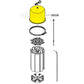 Pentair Tank Lid assembly for SM SMBW 4000 4048 Filters 197136 at Discount Pool Mart DPM, ensuring optimal filter performance.