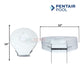 Pentair Pool product dimensions shown, 12 inches wide and 14 inches tall, available at Discount Pool Mart DPM.
