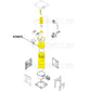 Pentair Tube Sheet Coil Assembly diagram for MasterTemp 125 heaters, part 474971 from Discount Pool Mart DPM.