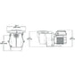 Dimensions of Pentair WhisperFlo VST Variable Speed Pool Pump 011533, measuring 10.1" x 9.1" x 12.8".