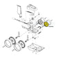 Pentair Wide Wheel 370406Z diagram for Platinum Cleaners at Discount Pool Mart DPM, detailed parts illustration.