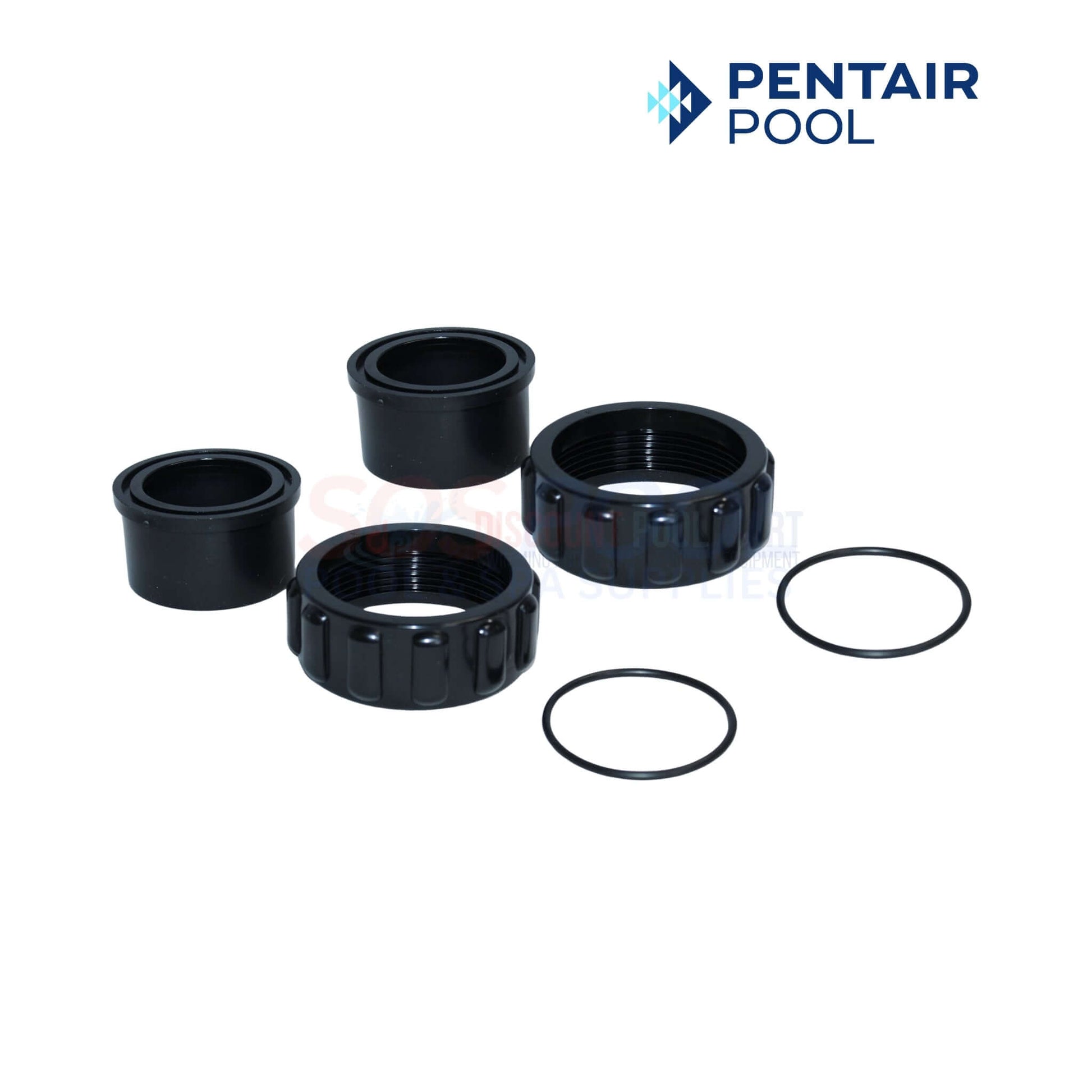Pentair Pool replacement unions and O-rings set for salt systems, available at Discount Pool Mart DPM.