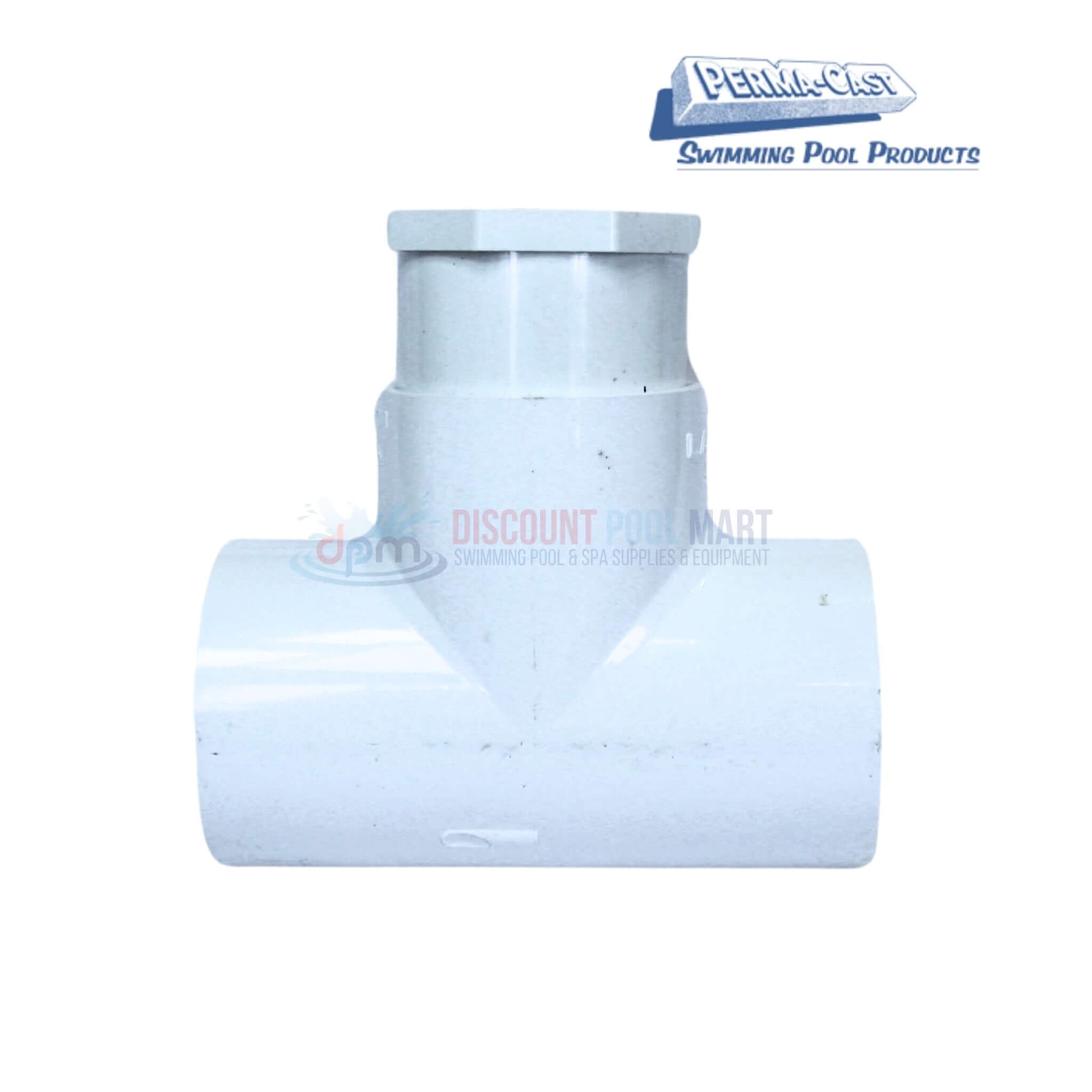 Perma Cast PVC pipe fitting for plumbing kits by Discount Pool Mart DPM, ensuring long-lasting performance and quality.