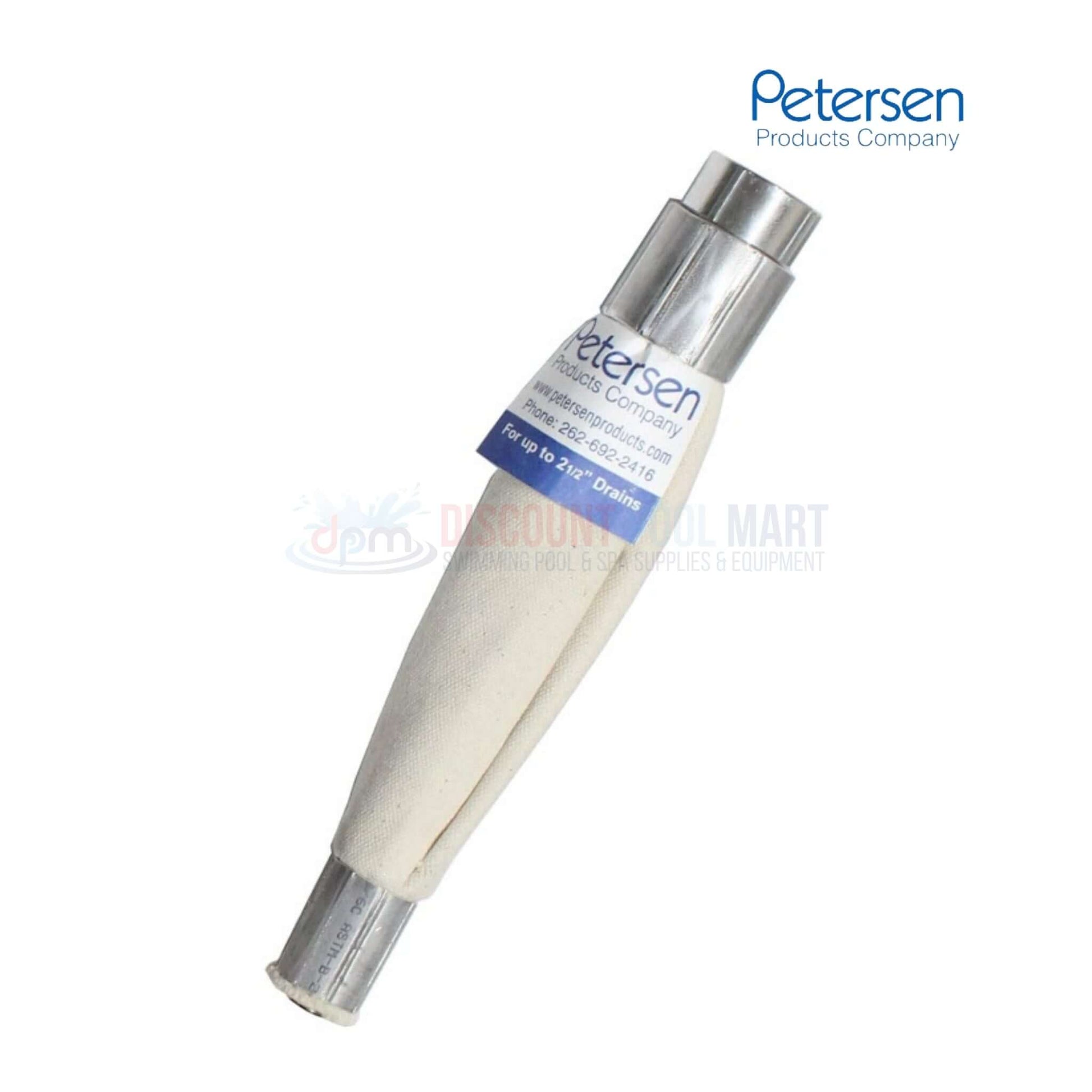 Petersen Hydraulic Drain Flusher, 1.5" to 2.5" diameter, efficient clog remover from Discount Pool Mart DPM.