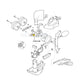 Diagram of Polaris Axle Block Kit 9-100-1139 for Pool Cleaners at Discount Pool Mart DPM.