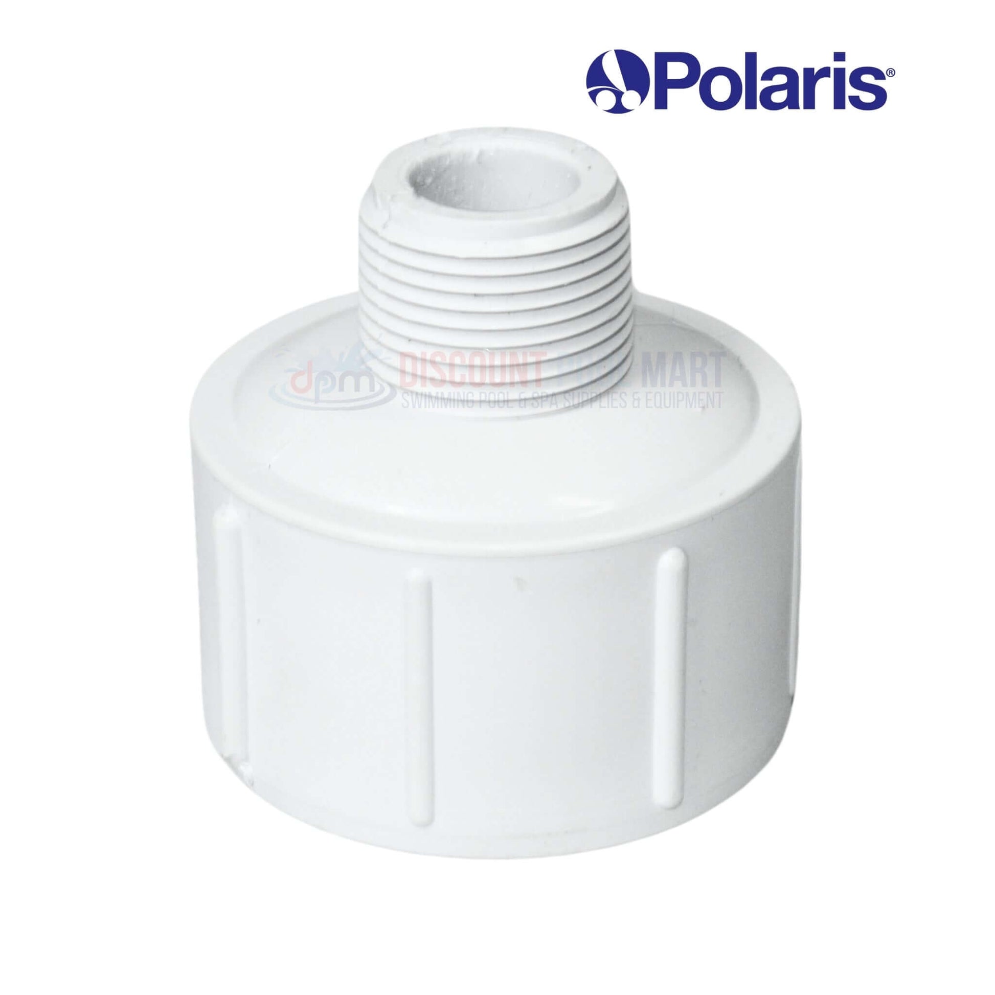 Polaris coupling for 180, 280, 380 pool cleaners by Discount Pool Mart DPM, 1.5" x 0.75" connection.