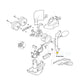 Diagram of Polaris Cleaner parts highlighting O-Ring Feed Pipe, part number 9-100-5132 from Discount Pool Mart DPM.