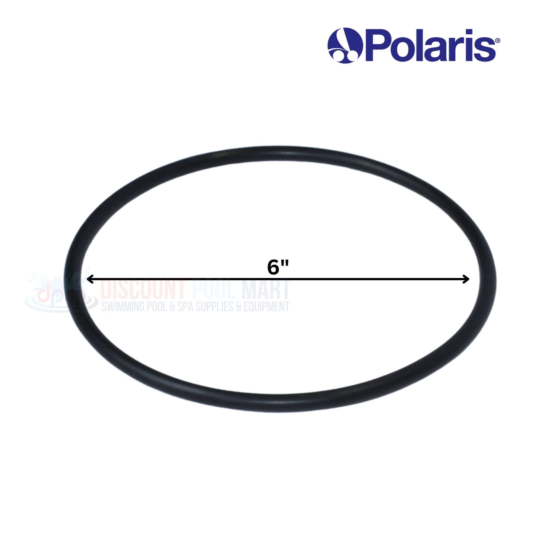 Polaris O-Ring measuring 6 inches for PB4SQ pumps, OEM replacement from Discount Pool Mart DPM.