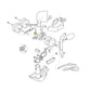 Polaris Transfer Pulley Belt Divider 9-100-1010 diagram for pool cleaners from Discount Pool Mart DPM.