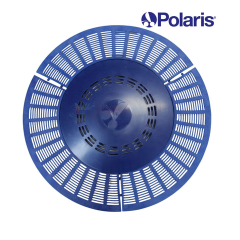 Polaris Unibridge Main Drain Cover in blue, perfect for pool cleaning performance. Available at Discount Pool Mart DPM.