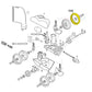 Exploded view diagram of Polaris C10 tire parts, for Vac-Sweep pool cleaners from Discount Pool Mart DPM.