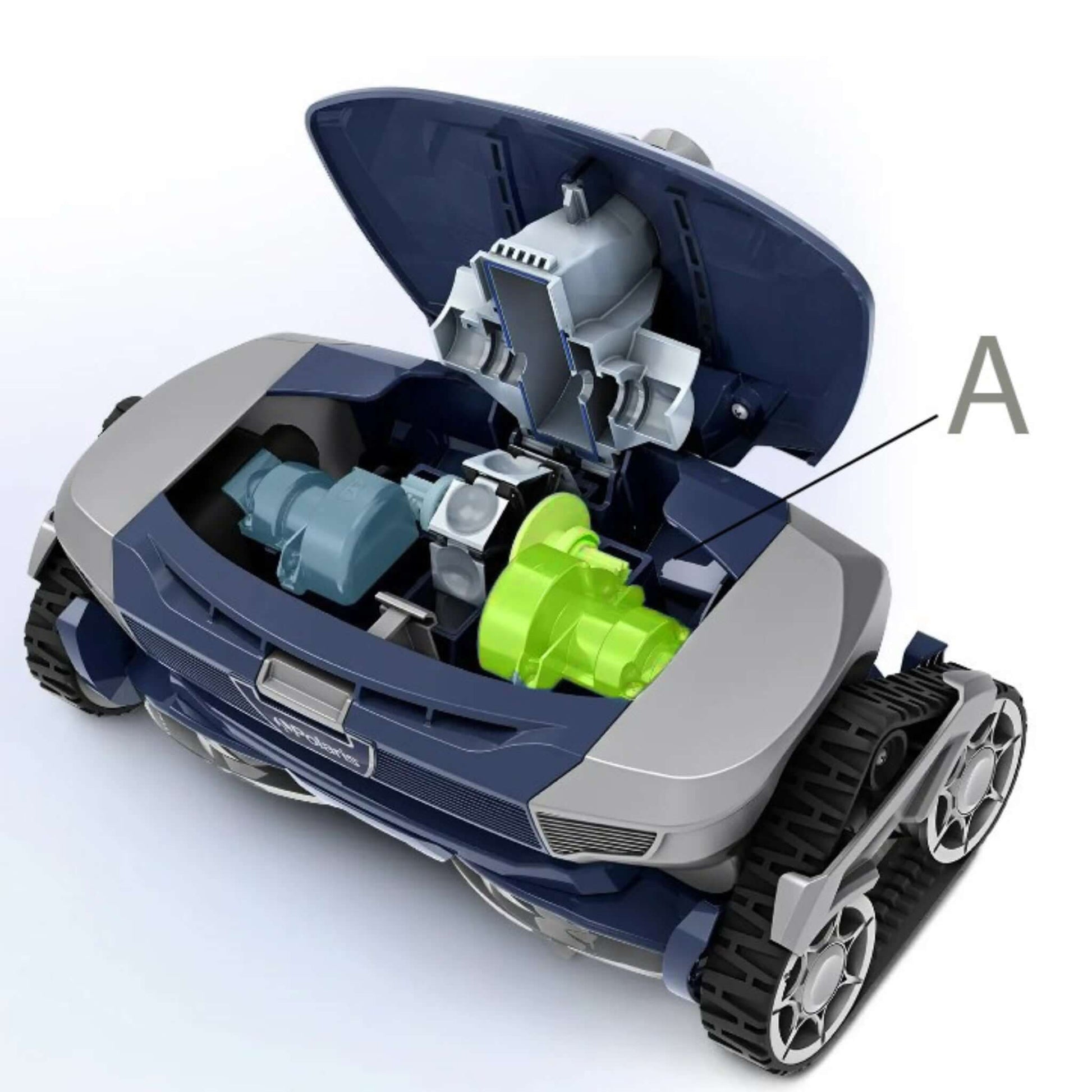 Polaris Direction Control Device for Atlas Cleaners Side A R0916100 by Discount Pool Mart DPM, showing detailed interior components.