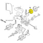 Diagram of Polaris Vac-Sweep 180 & 280 parts, highlighting C6 large wheel from Discount Pool Mart DPM.
