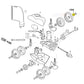 Diagram of Polaris Plastic Wheel Washer C64 for Vac-Sweep 180 and 280 cleaners from Discount Pool Mart DPM.