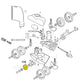 Diagram of Polaris Small Wheel C16 parts for Vac-Sweep 180 and 280 cleaners from Discount Pool Mart DPM.