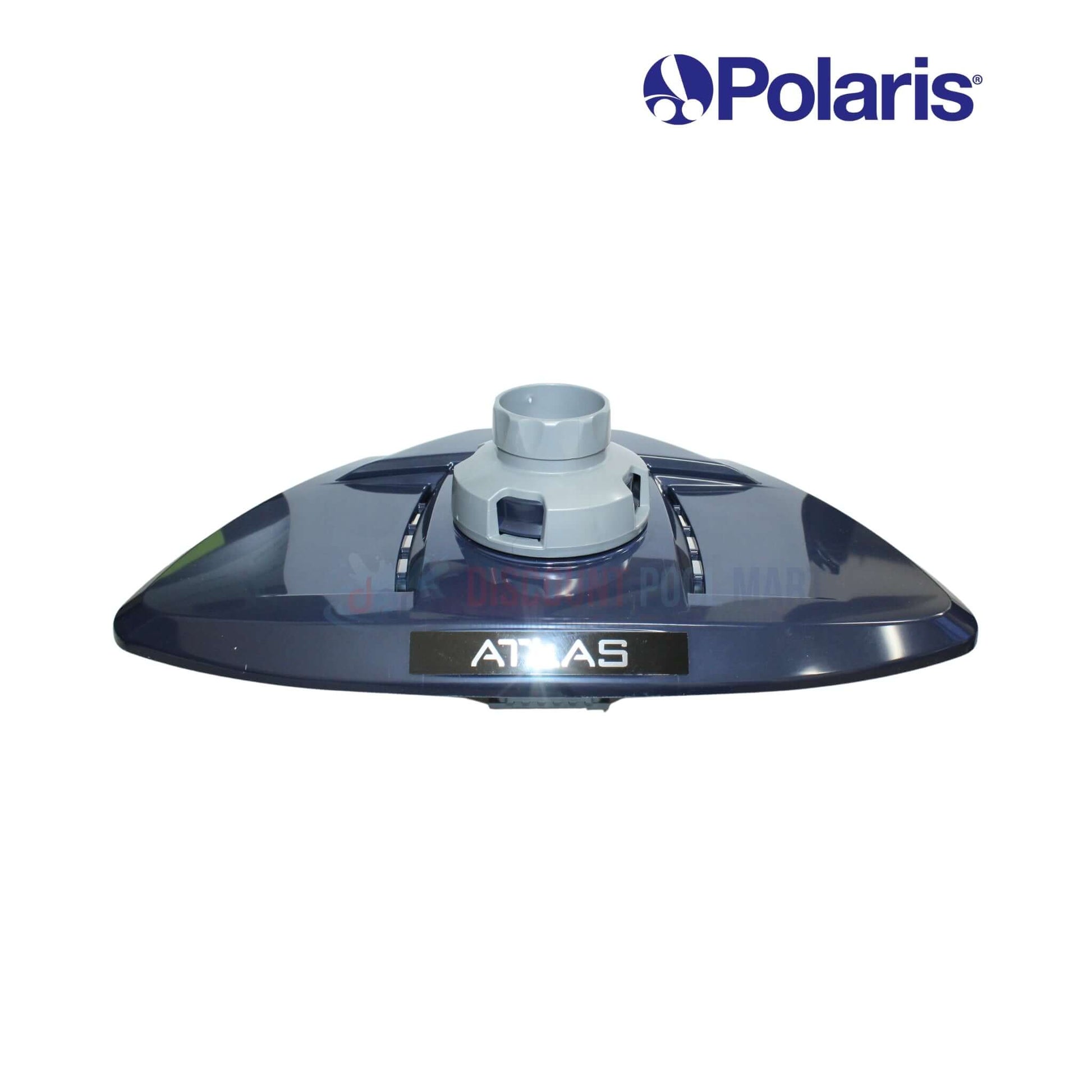 Polaris Top Cover Assembly for Atlas Cleaners R0948000 from Discount Pool Mart DPM, navy blue, durable design.