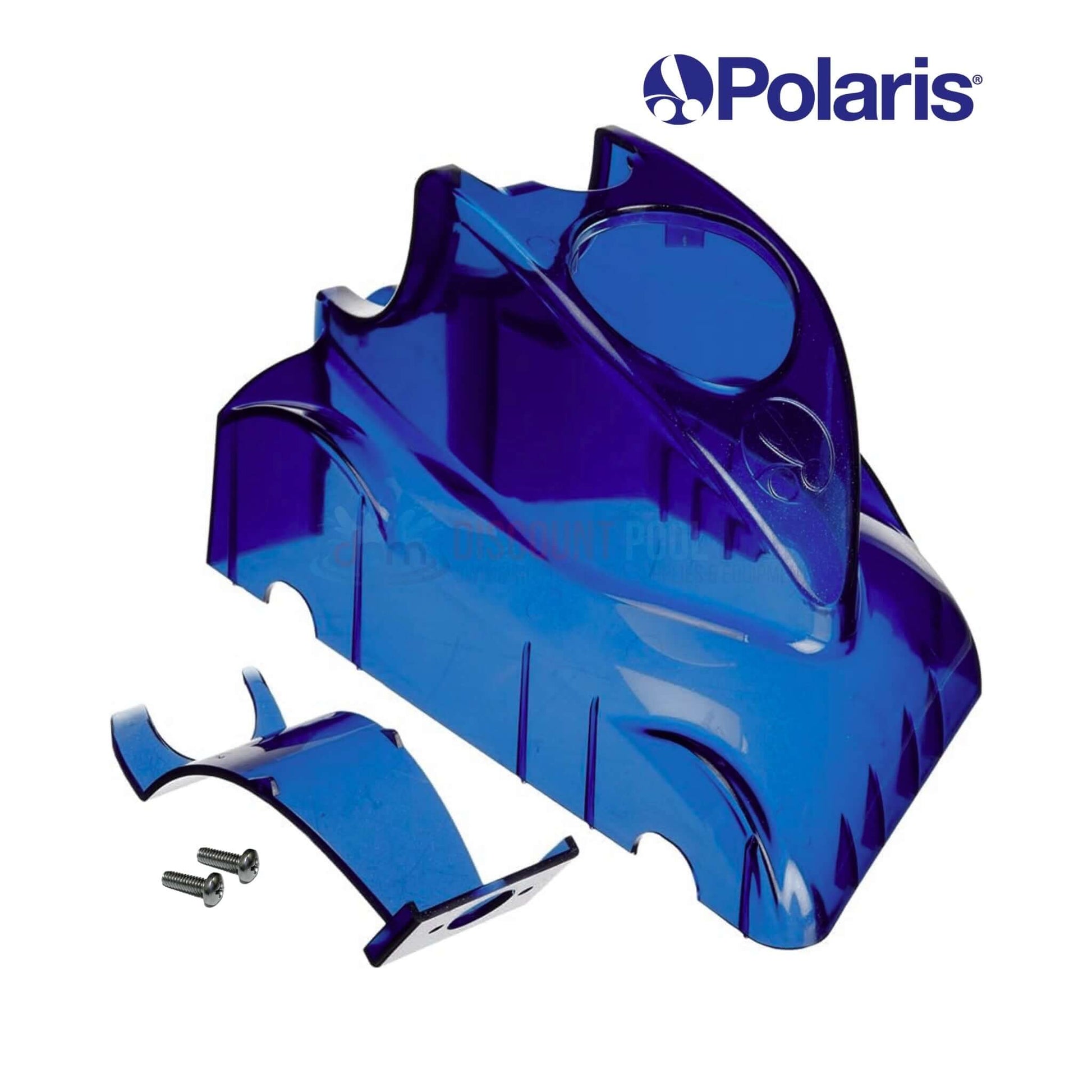 Polaris Top Housing 9-100-1240 for cleaners with translucent blue design - available at Discount Pool Mart DPM.