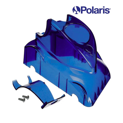 Polaris Top Housing 9-100-1240 for cleaners with translucent blue design - available at Discount Pool Mart DPM.