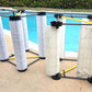 Pool Filter Buddy cleaning stand holding four cartridge filters by Discount Pool Mart DPM, SKU: Pool Filter Buddy 2 Pack.