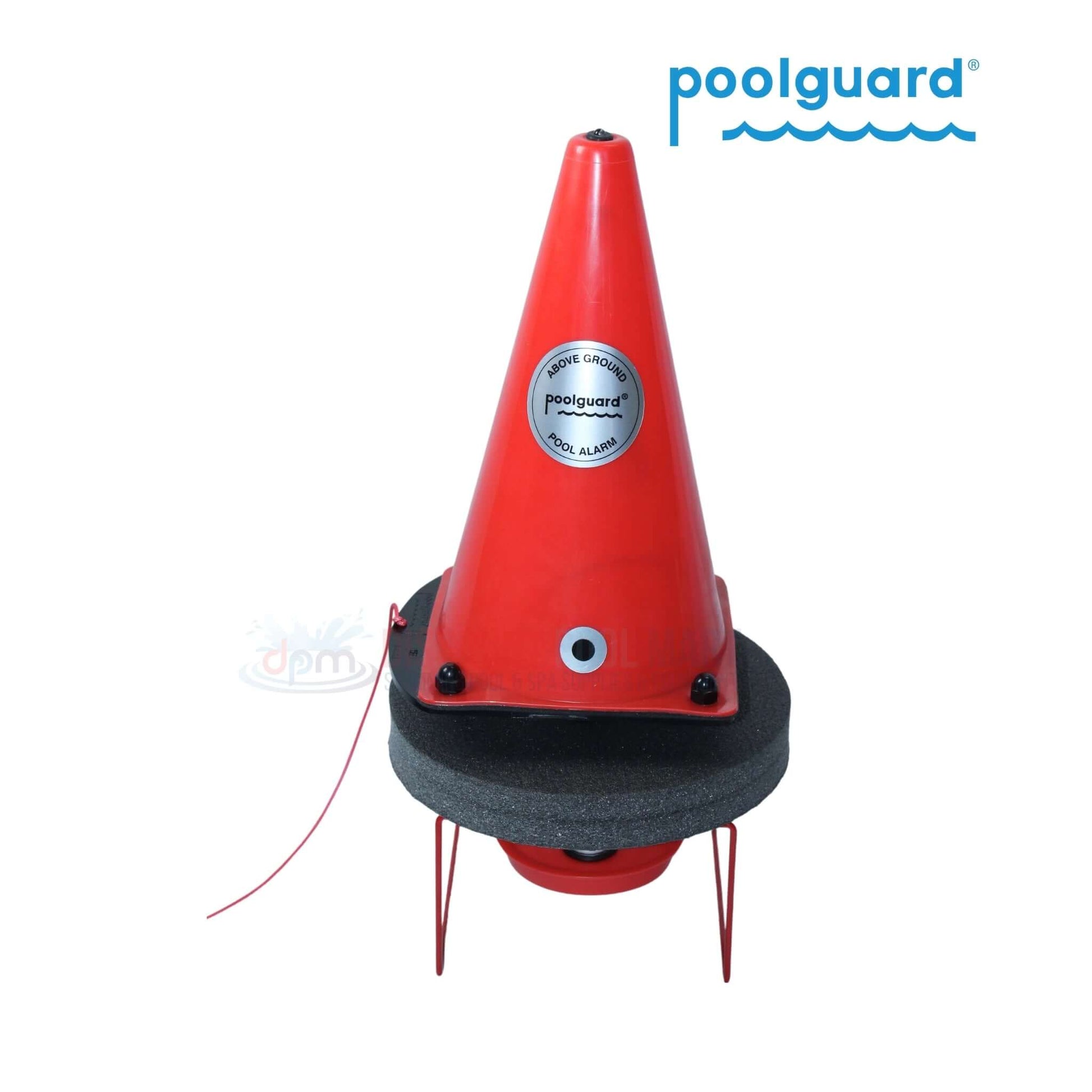 Poolguard Safety Buoy Floating Pool Alarm PGRM-SB at Discount Pool Mart DPM, battery-powered safety device for pool monitoring.