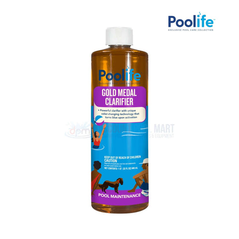 Poolife Gold Medal Swimming Pool Water Clarifier 1 QT 62018 by Discount Pool Mart (DPM) for clear water maintenance.