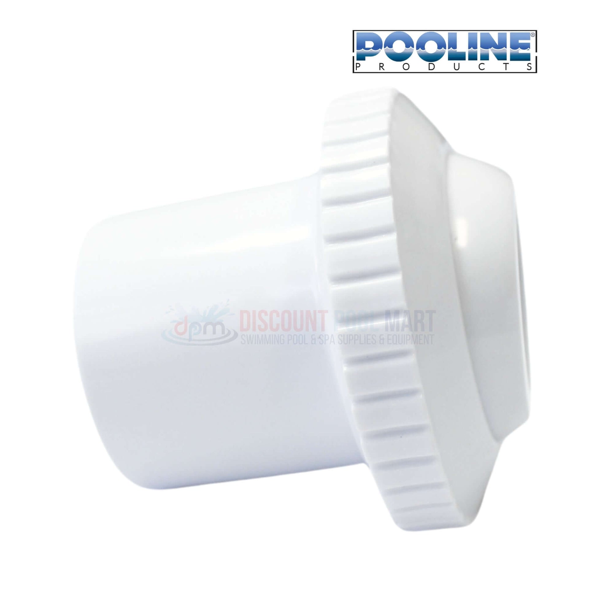 Pooline Hydrostream Jet Sleeve 11212A, 1.5-inch sleeve, 1-inch opening, durable white plastic from Discount Pool Mart.