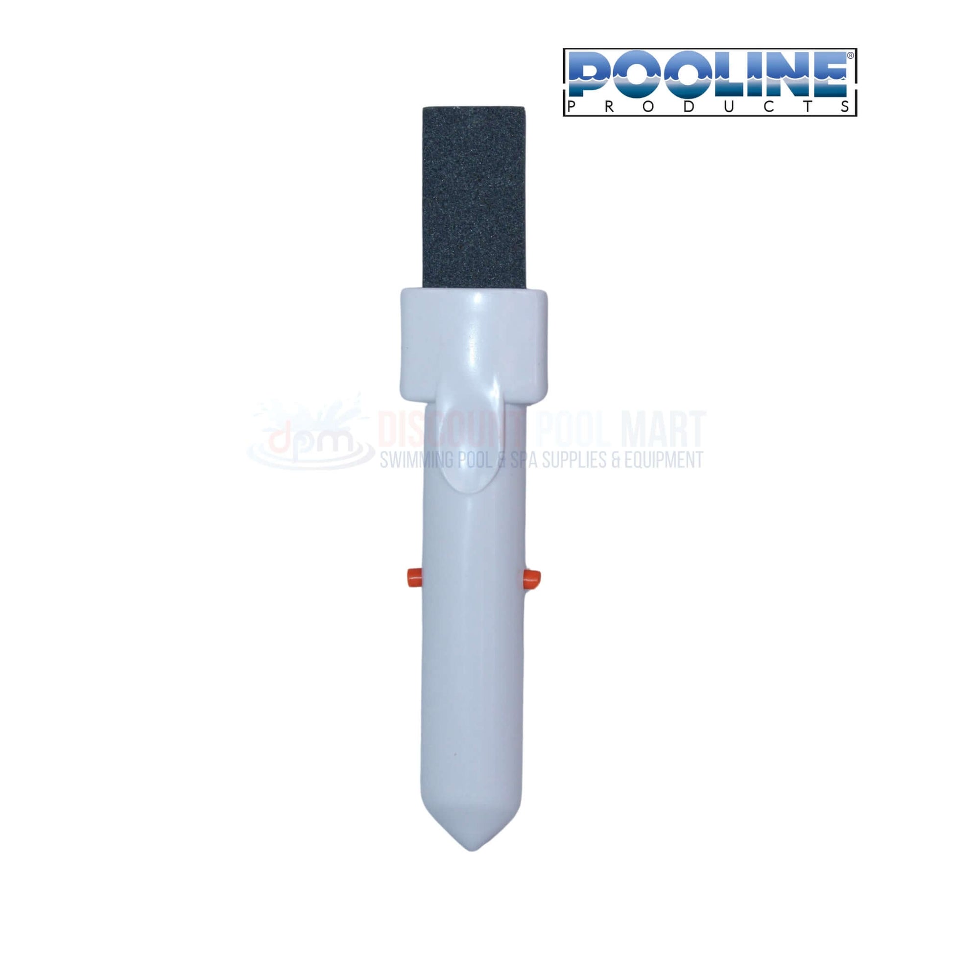 Pooline 11505 Pumice Stone on EZ-Clip with White Handle for removing pool stains | Discount Pool Mart DPM