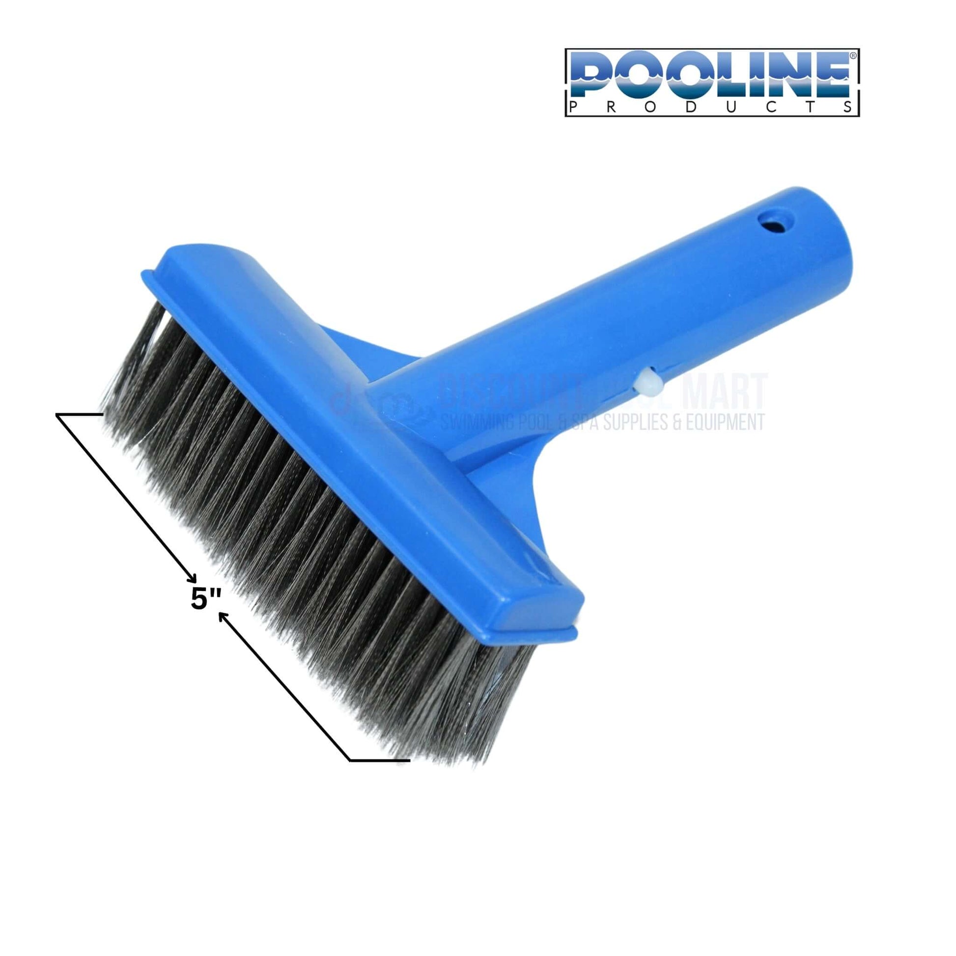 Pooline Stainless Steel Algae Brush 5 inch from Discount Pool Mart DPM, ideal for cleaning algae from pool surfaces.