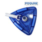 Pooline Swimming Pool Brush Vacuum 11052 in triangular shape, designed for efficient cleaning. Available at Discount Pool Mart DPM.