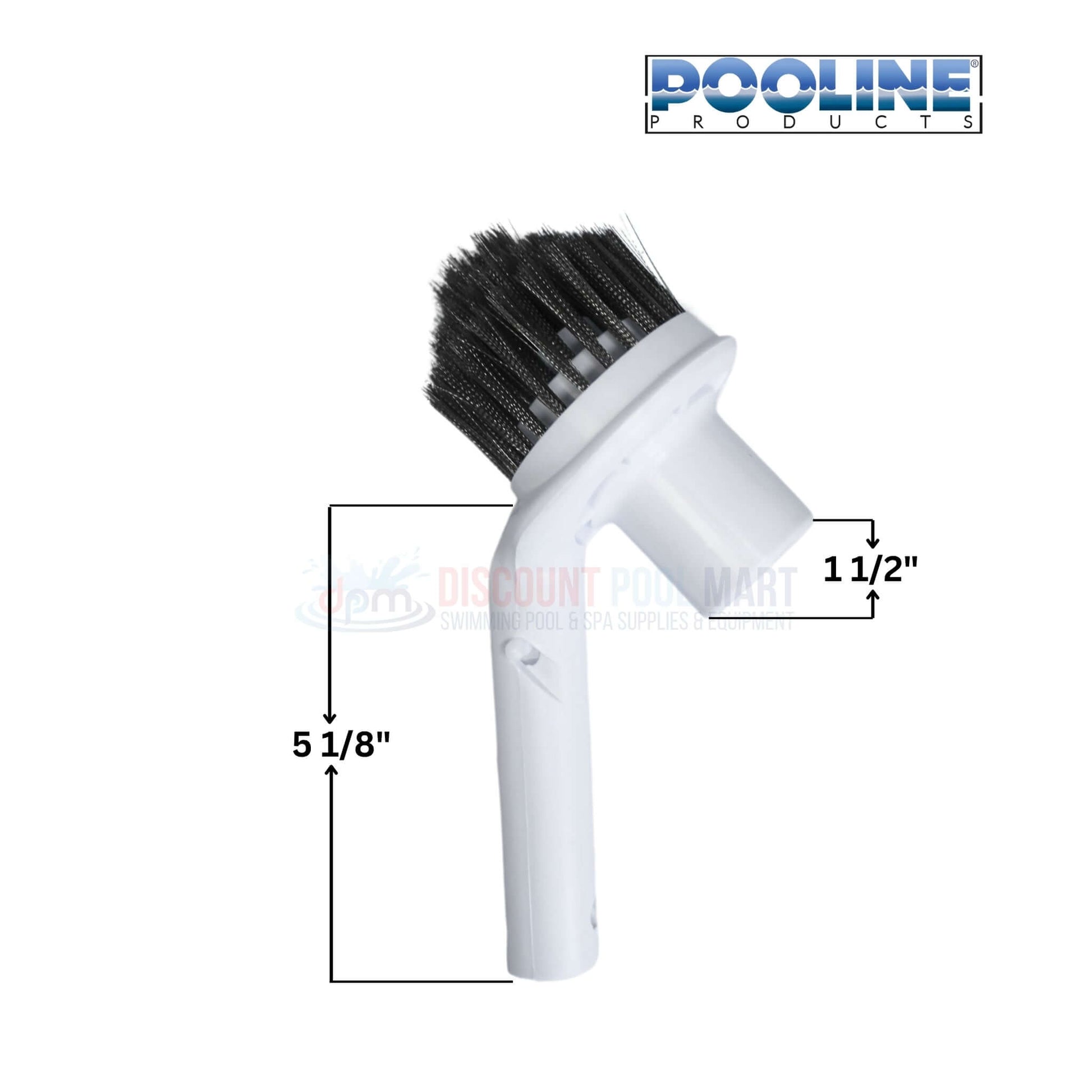 Pooline Swimming Pool Stainless Steel Bristle Corner Vacuum Brush - Durable cleaning tool from Discount Pool Mart DPM.