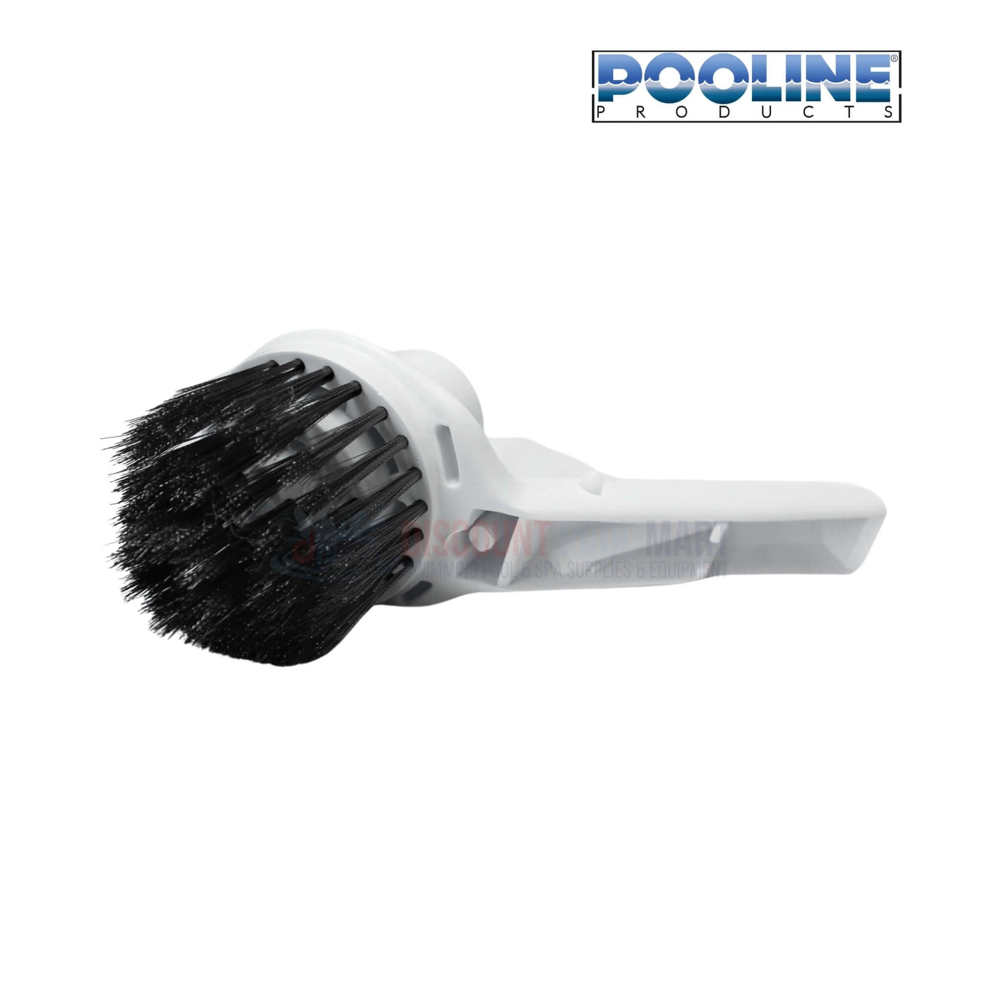 Pooline Swimming Pool Stainless Steel Bristle Corner Vacuum Brush, ideal for algae and debris removal, available at Discount Pool Mart DPM.