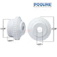 Pooline Threaded Hydrostream Jet 11211C with 1.5" thread and 0.5" opening - DPM Discount Pool Mart