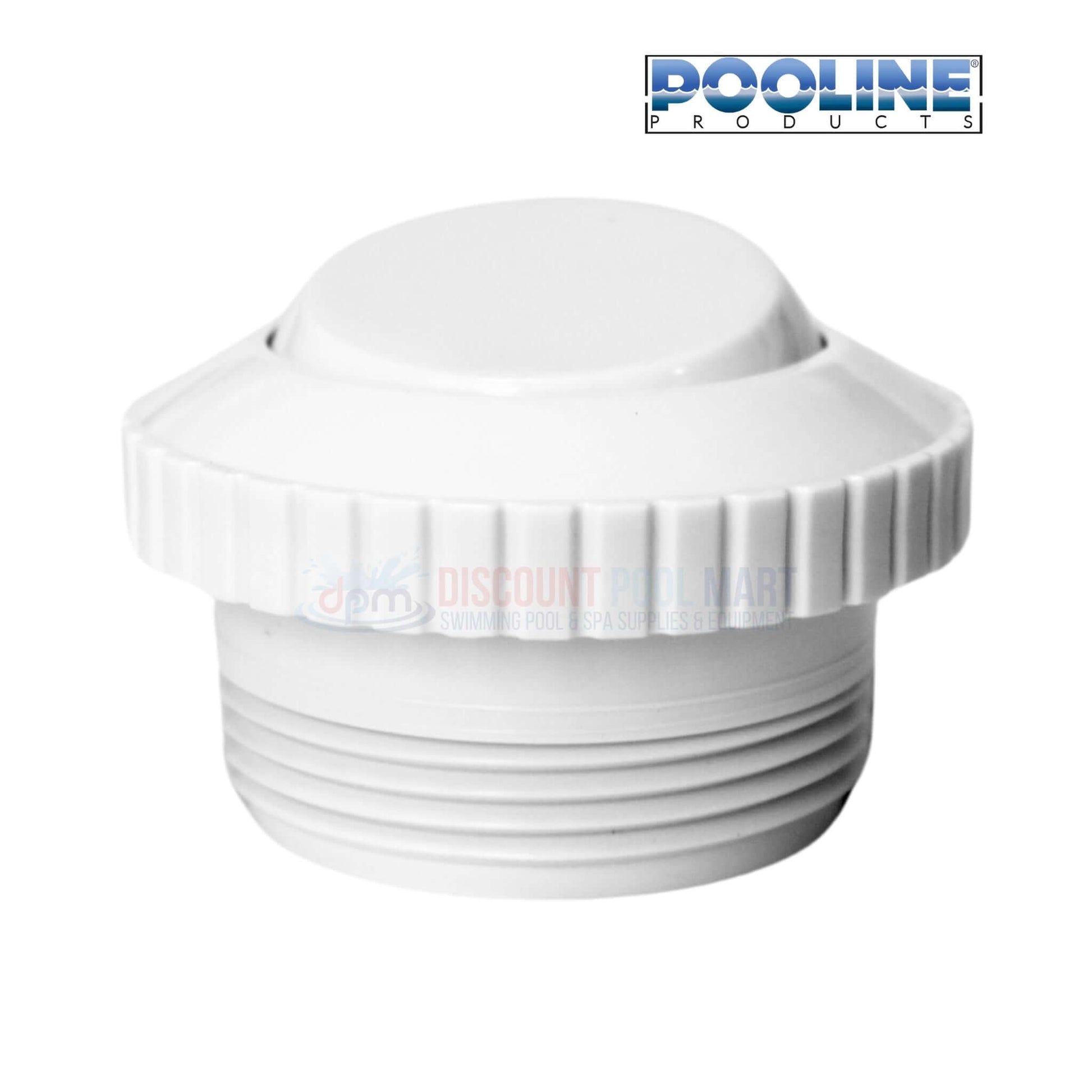 Pooline Threaded Hydrostream Jet 11211E with 1.5" thread, slotted design for efficient water flow | Discount Pool Mart DPM