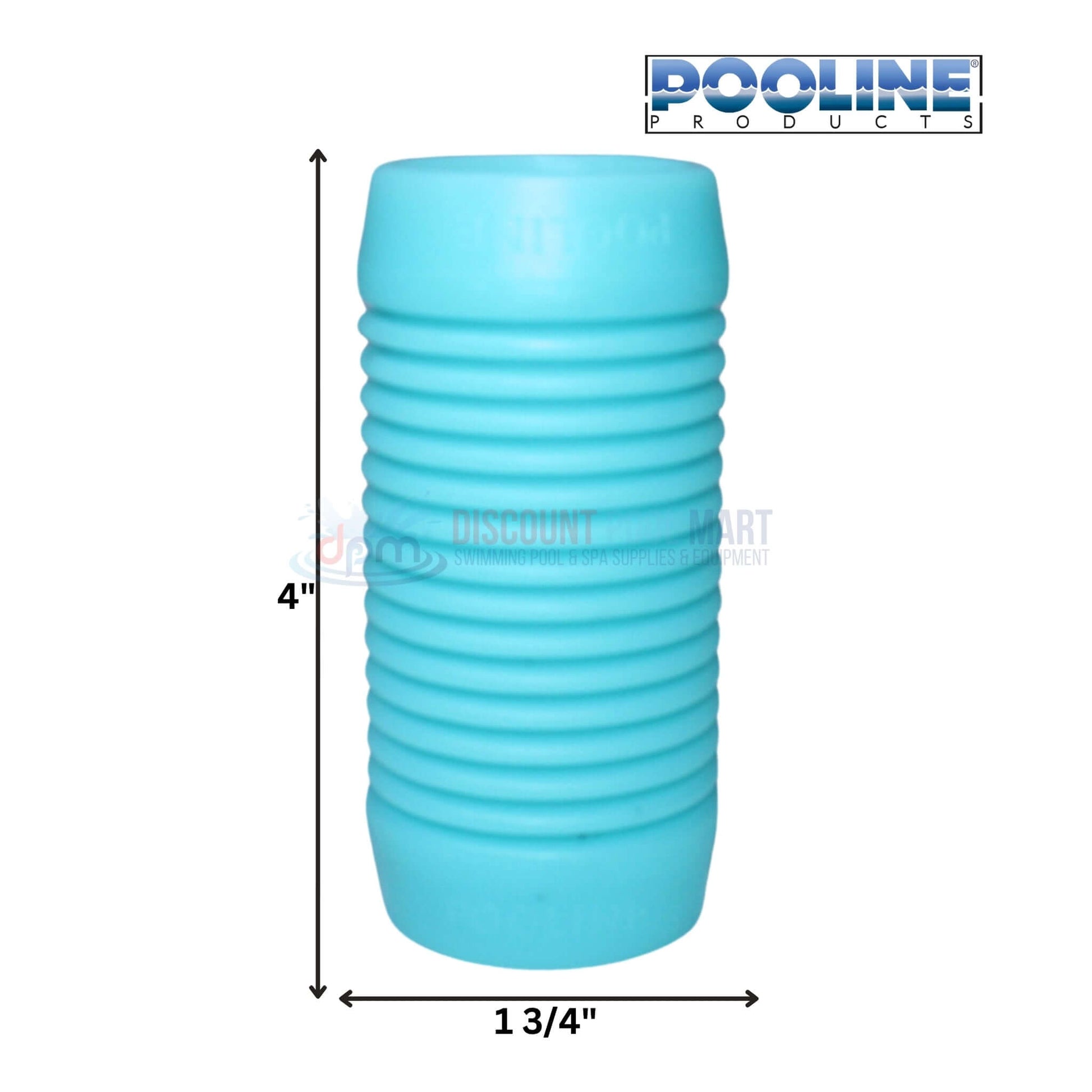 Pooline Female to Female Hose Adapter 4" for Sectional Hose | 11252B-Short-F/F at Discount Pool Mart DPM.