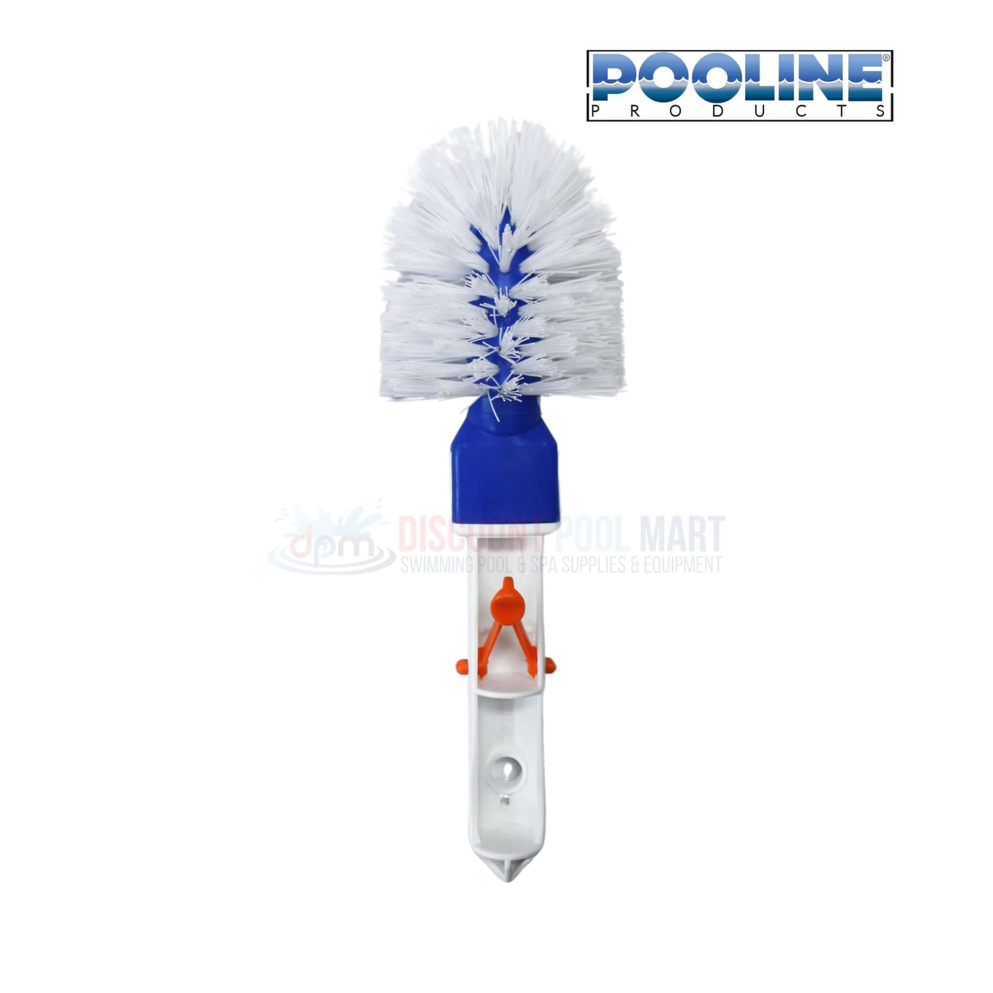 Pooline Poly Bristle Corner Brush with EZ-Clip 11518 from Discount Pool Mart for effective pool cleaning.