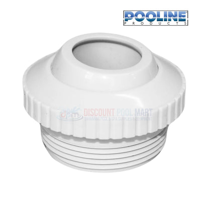 Pooline Threaded Hydrostream Jet with 1.5" thread and 1" opening from Discount Pool Mart DPM.