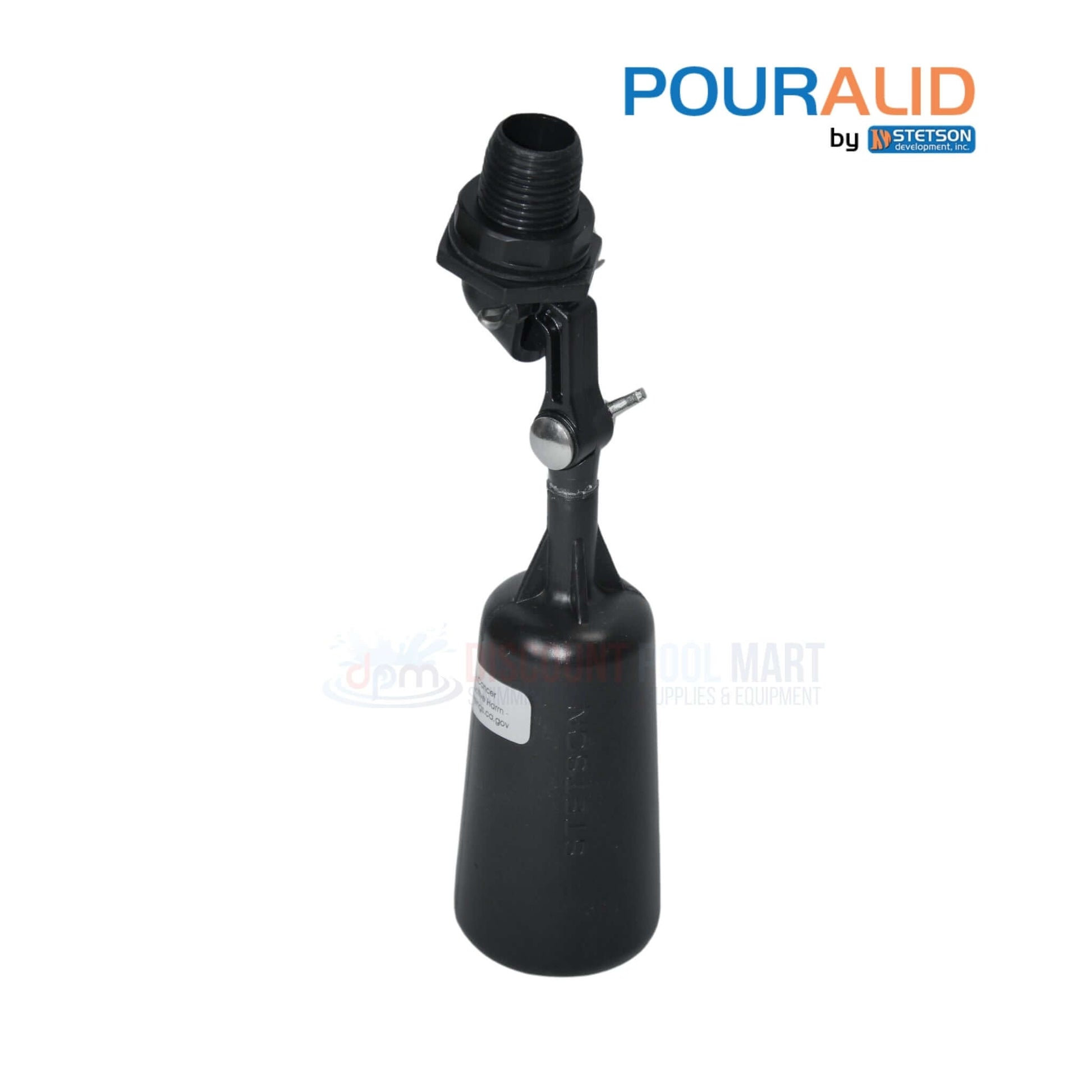 Pour-A-Lid Float Valve 1/2ATF from Discount Pool Mart DPM for maintaining water levels in pools and ponds.