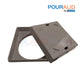 Pour-A-Lid Square Low Profile 10" Skimmer Cover | 10SQ201