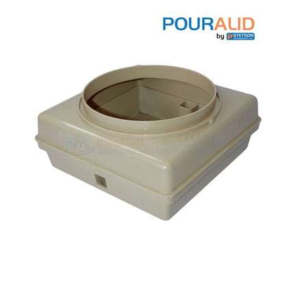 Pour-A-Lid Square Skimmer Cover | Tan | 11" | SQPALTAN