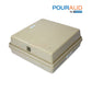 Pour-A-Lid Square Skimmer Cover | Tan | 11" | SQPALTAN